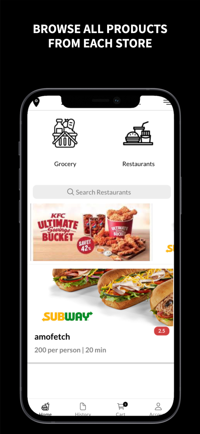 AmoFetch- Food Delivery