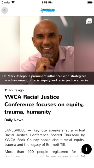 Beloit Daily News Screenshot