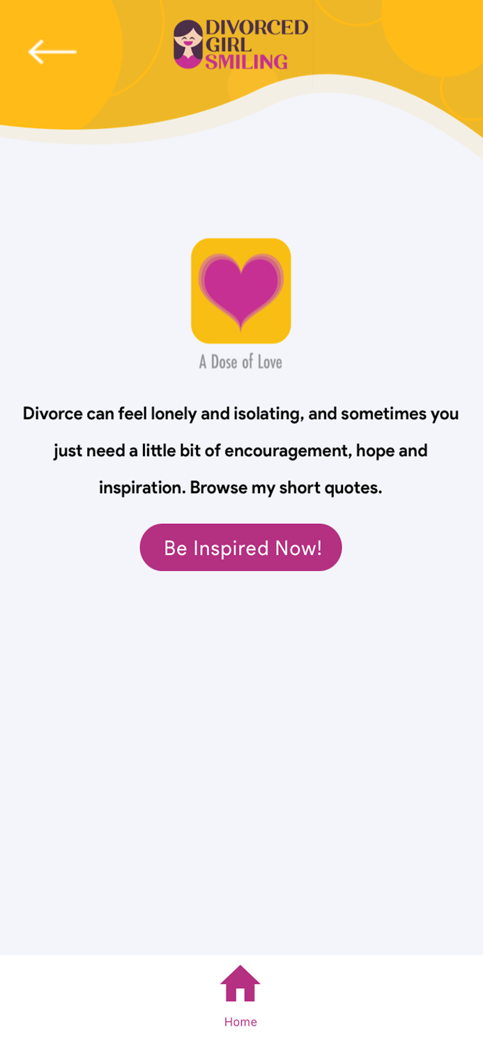 Divorced Girl Smiling