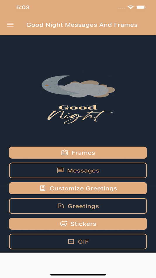 Good Night Messages And Frames - 1.0 - (iOS)