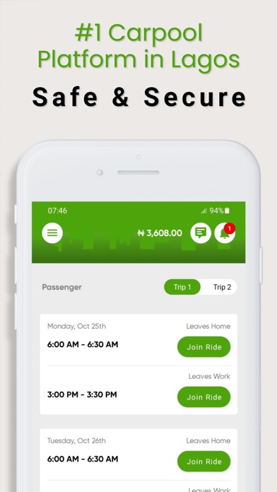 Parizzo Passenger – Carpool Screenshot