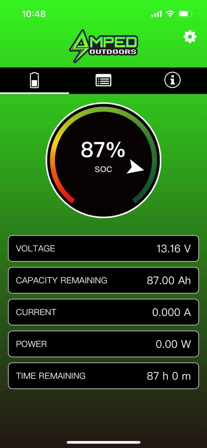 Amped Outdoors Battery Monitor