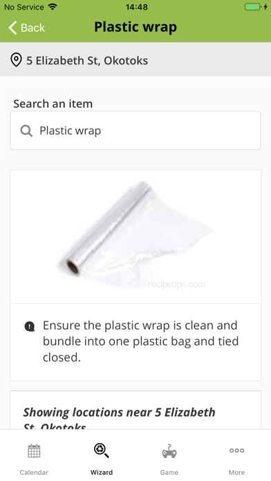 Okotoks Waste Screenshot