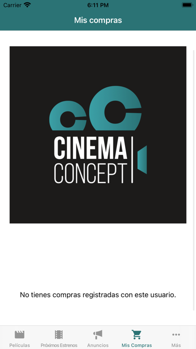 Cinema Concept Screenshot