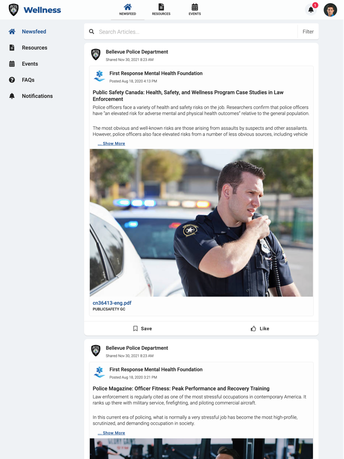 Bellevue Police Wellness