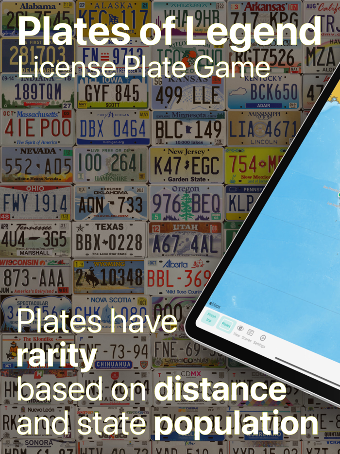 Plates of Legend - Travel Game