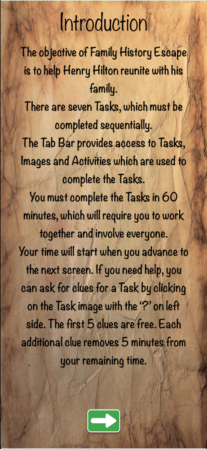 Family History Escape