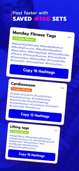 Game screenshot Fitness Hashtags App hack