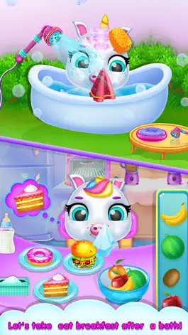 Game screenshot Unicorn Baby Care - Baby Phone hack