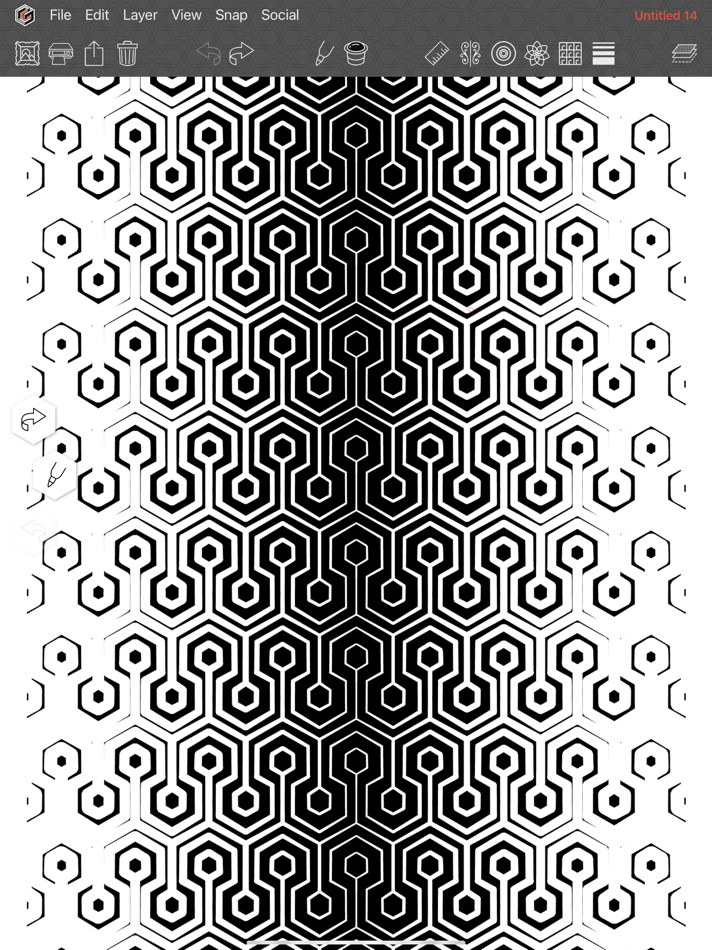 #3. Geometrica (iOS) Podle: TattooLoyal Inc.