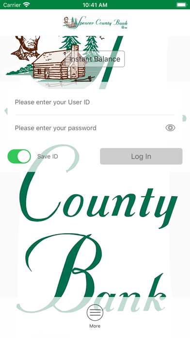 Spencer County Bank Screenshot