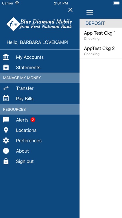 Blue Diamond Mobile Banking