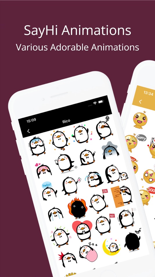 #1. SayHi Animations (iOS) 由: UNEARBY LIMITED