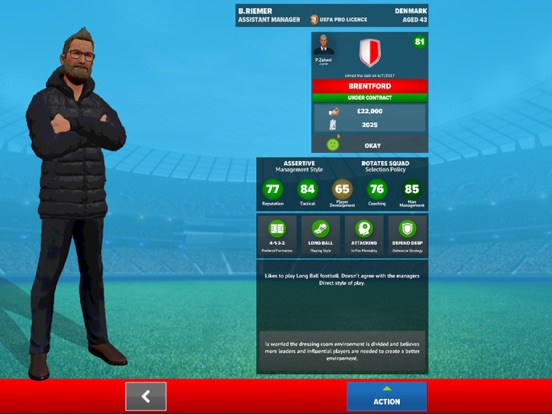 Football Club Management 24 iPad app afbeelding 2