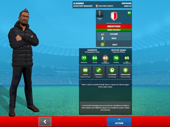 Football Club Management 24 iPad app afbeelding 2