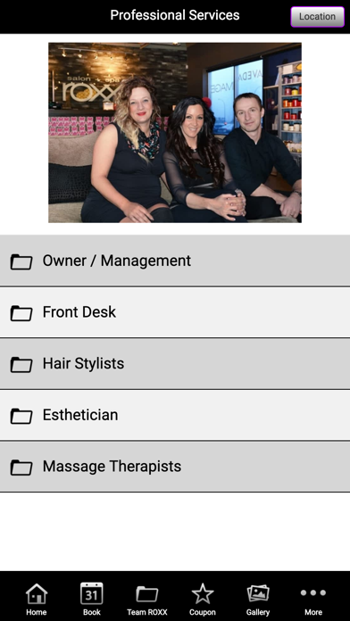 Roxx Salon and Spa Screenshot