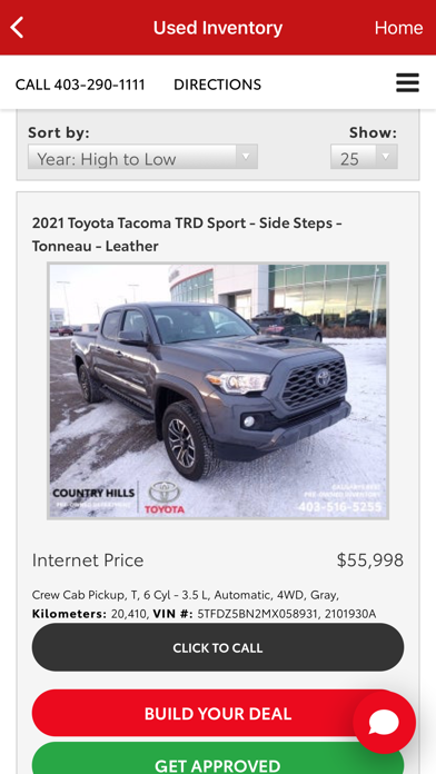 Country Hills Toyota Screenshot