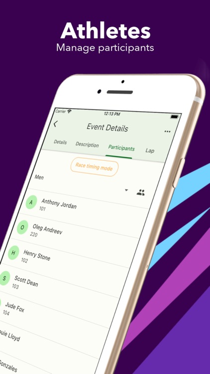 Manage race with RaceTime