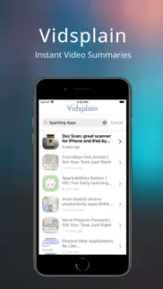 vidsplain iphone screenshot 1
