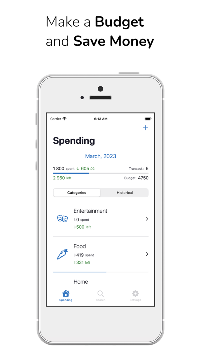 Mindful Expenses Budget
