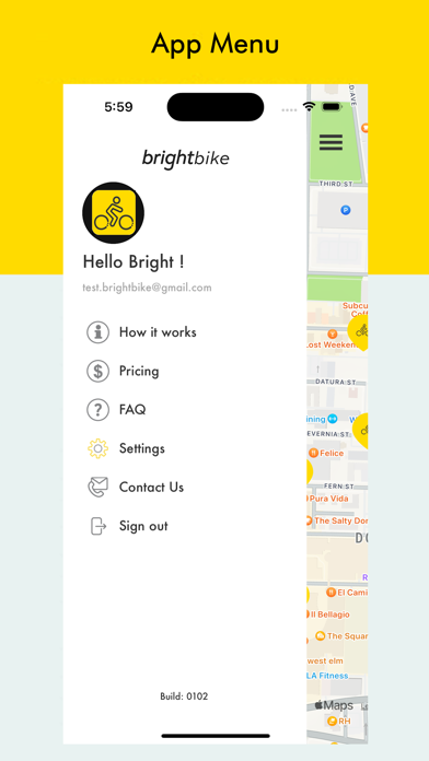 BrightBike Screenshot