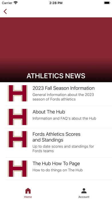 THS Fords Hub Screenshot