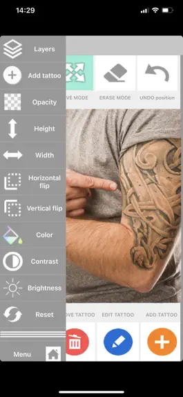 Game screenshot Tattoo Design My Photo apk