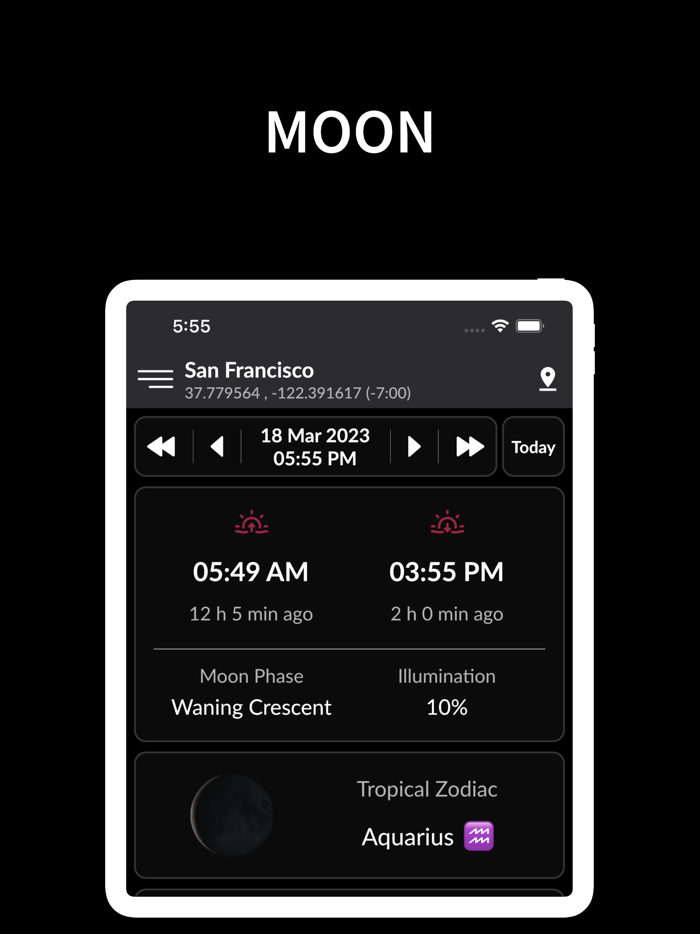 Sun Moon - Lunar Calendar