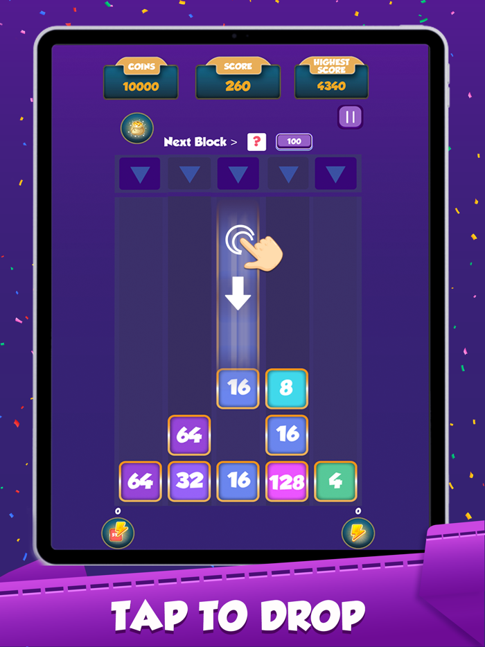 Drop Number 2048-Merge Number