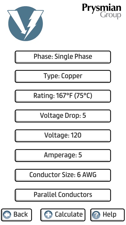 Prysmian Group Voltage Drop