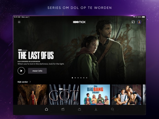 HBO Max: Stream TV en films iPad app afbeelding 2