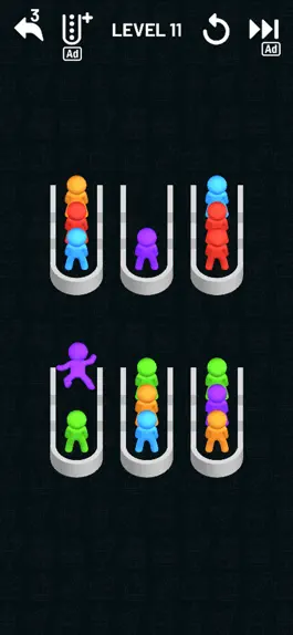 Game screenshot Color Sort: Stickman Color apk