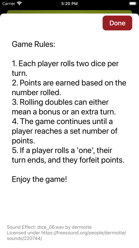 #2. Dice-QuickRoll (iOS) 由: Kendrick Carmichael
