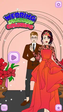 Game screenshot Wedding Coloring Dressup Book apk
