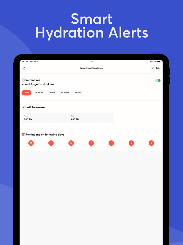 ‎Water Tracker - iHydrate-skjermbilde