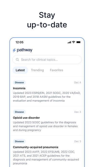 Pathway – Medical Knowledge Screenshot