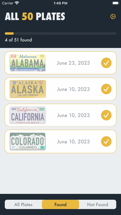 All 50 Plates Screenshot