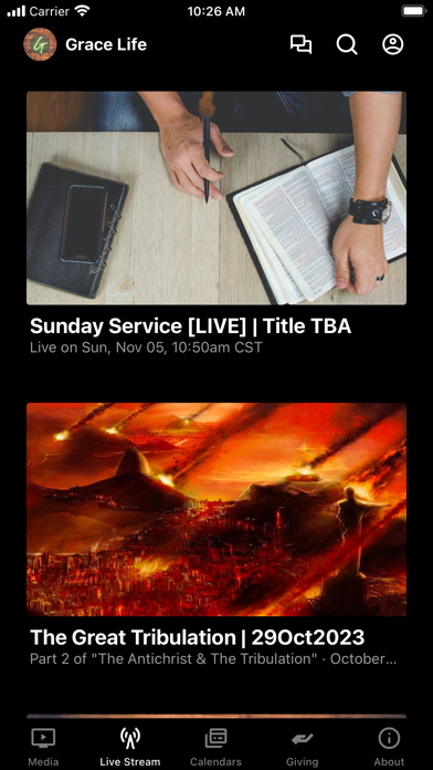 Grace Life Church Jemison Screenshot