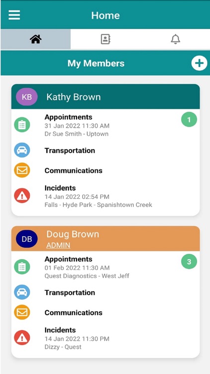 Family Care Circle Mobile App