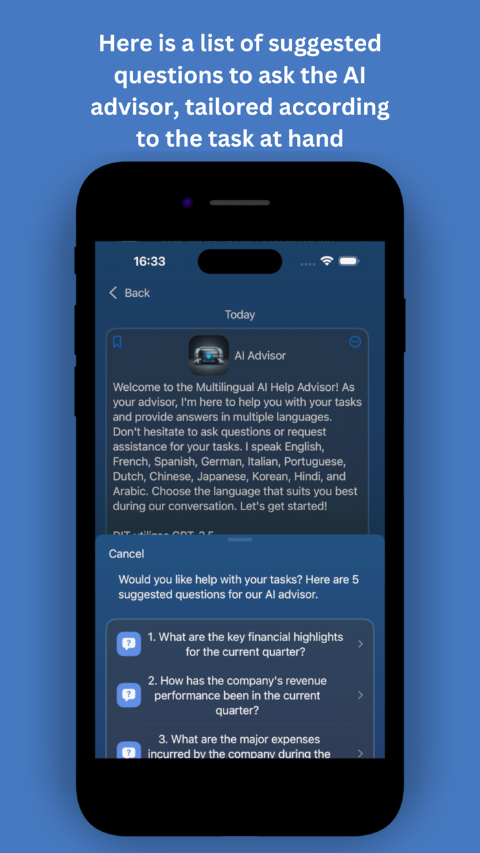 Daily Planner and AI Advisor