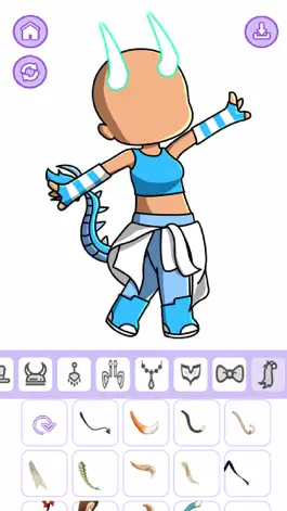 Game screenshot Super Gacha Outfit Ideas : OC apk