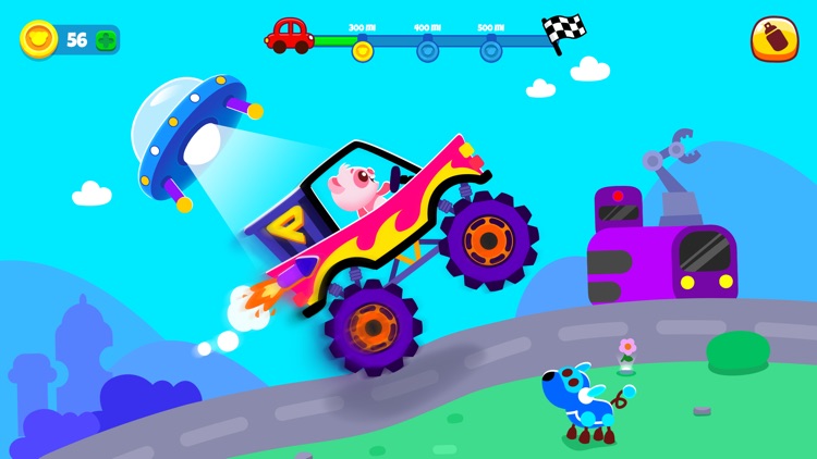 Monster Truck Piggy Panda screenshot-4