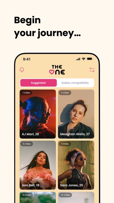 The One Dating Screenshot