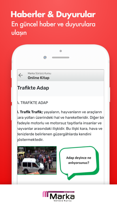 Marka Sürücü Kursu Screenshot