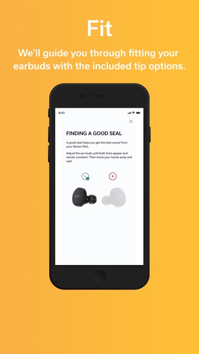 Denon Headphones Screenshot