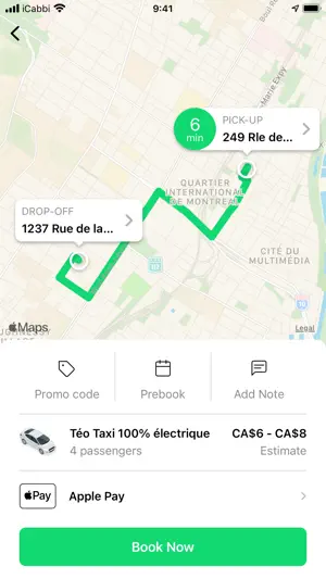 Téo Taxi: Book A Local Ride screenshot 3