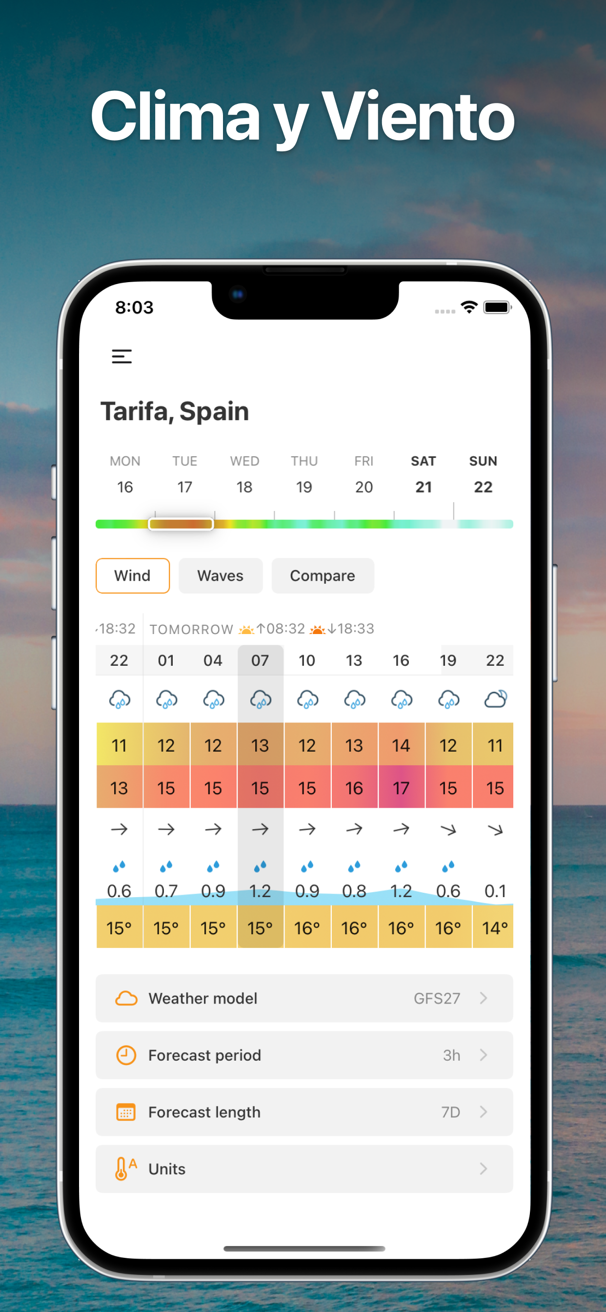 Meteopulse — viento y olas