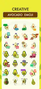 Avacado Emoji Stickers screenshot #4 for iPhone