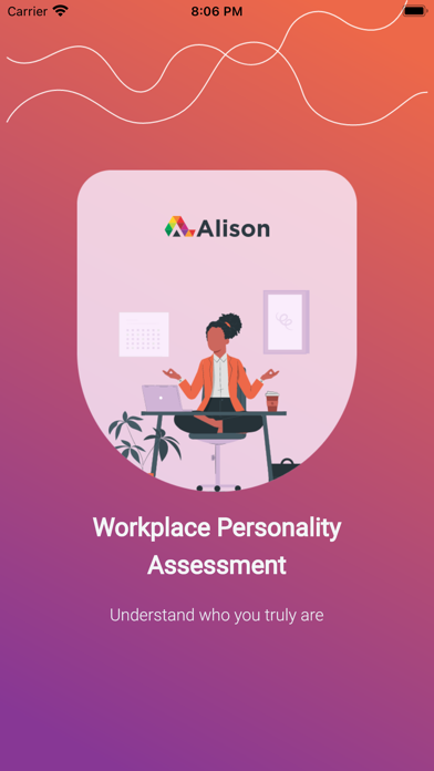 Personality Test Screenshot