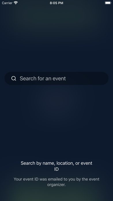 ION events Screenshot